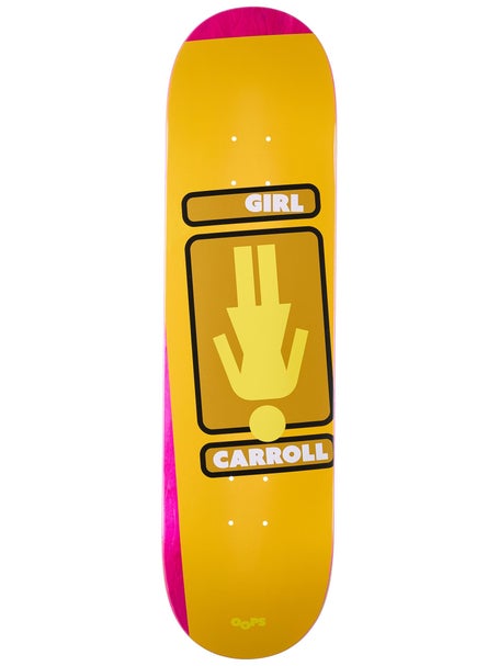 Girl Carroll Oops TWIN TIP Deck 8.25 x 31.875