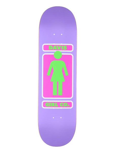 Girl Davis 93 Til Glow Sticks TWIN TIP Deck 8.5x31.875