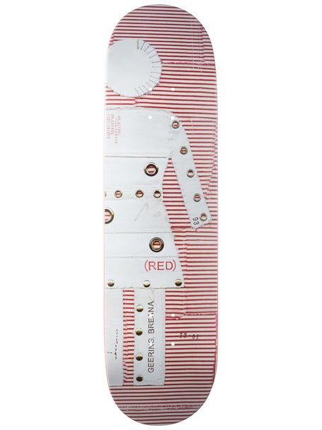 Girl Geering (Red) Stripe Deck 8.5 x 32
