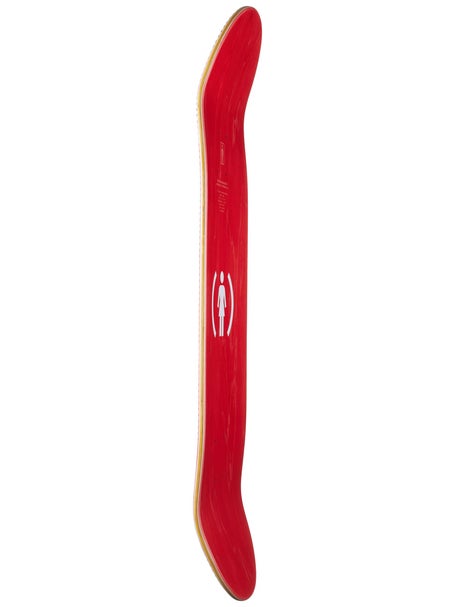 Girl Geering (Red) Stripe Deck