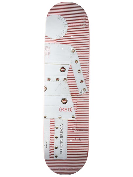 Girl Geering (Red) Stripe Deck 8.0 x 31.5