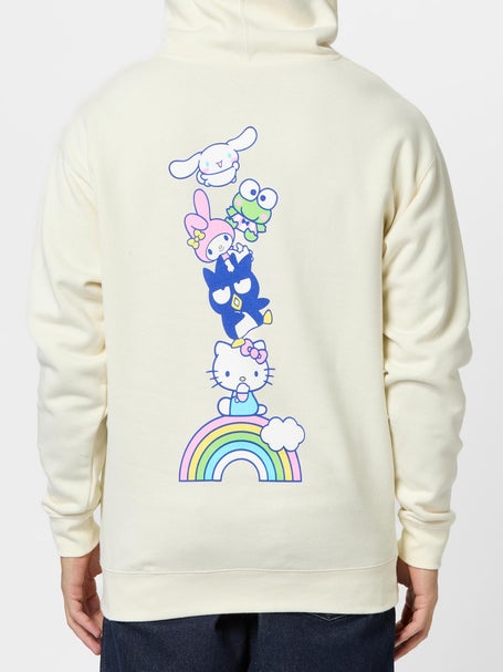 Girl Hello Kitty Rainbow Stacked Hoodie\Cream