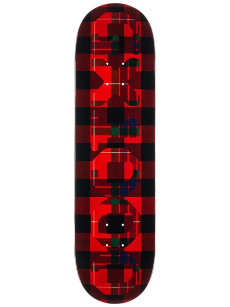 GX1000 OG Logo Tartan Red Deck 8.5 x 32.125