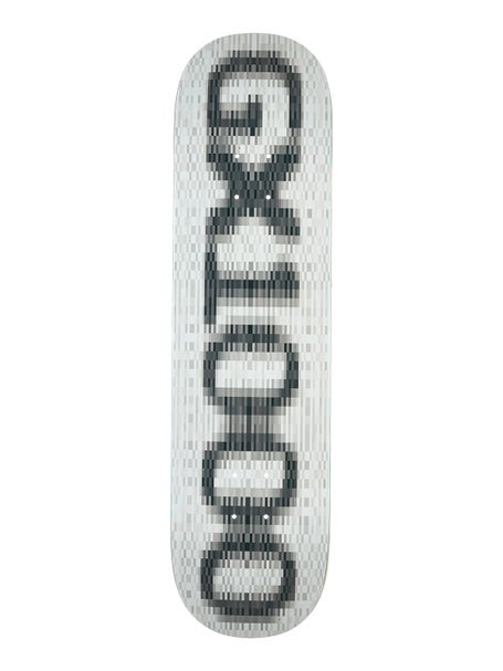 GX1000 OG Logo Blur White Deck 8.25 x 32.125
