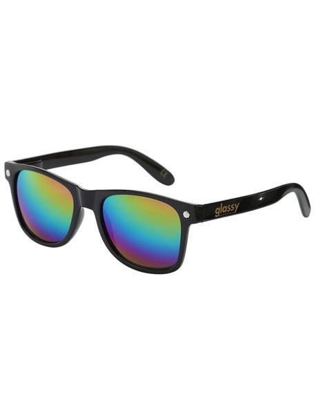 Glassy Leonard Sunglasses\Black/Color Mirror