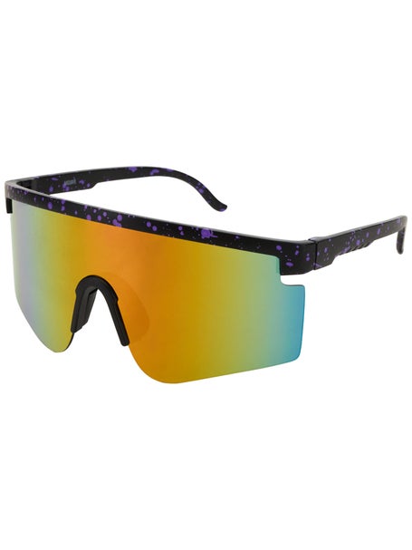 Glassy Mojave Polarized Sunglasses\Black/Purple Mirror