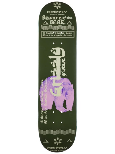 Grizzly Sanskrit Deck 8.0 x 31.63