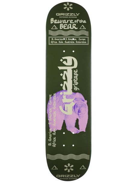 Grizzly Sanskrit Deck 8.25 x 32