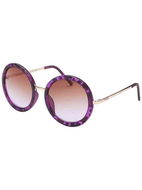 Happy Hour Braydon Squares Sunglasses\Purple Tortoise