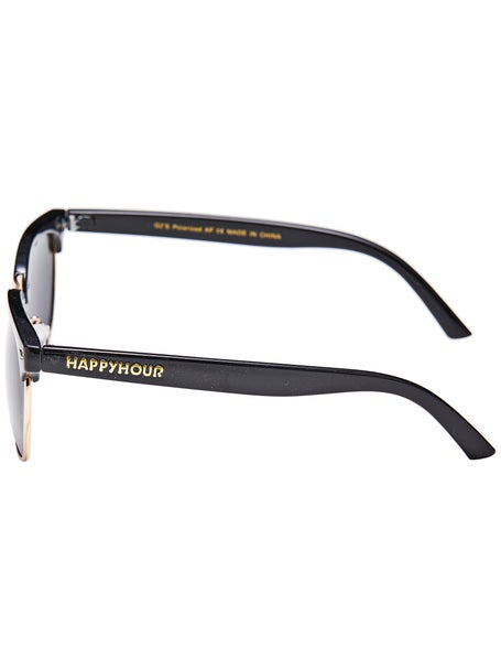 Happy Hour G2 Polarized Sunglasses\Gloss Black/Smoke