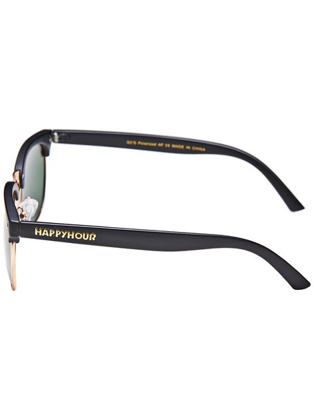 Happy Hour G2 Polarized Sunglasses\Matte Black/G-15