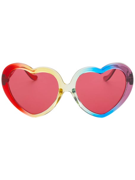 Happy Hour Heart Ons Moxi Sunglasses Rainbow Fade | Skate  display picture 2