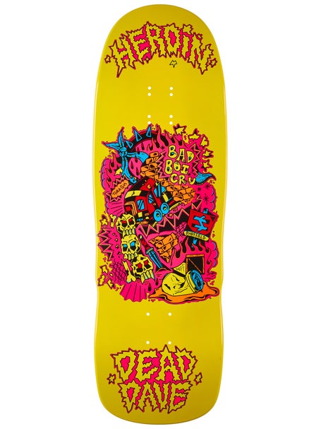 Heroin Dead Dave Trainlines Deck 10.125 x 32.425