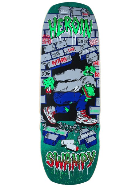 Heroin Swampy Stomp Deck 10.5 x 32.625