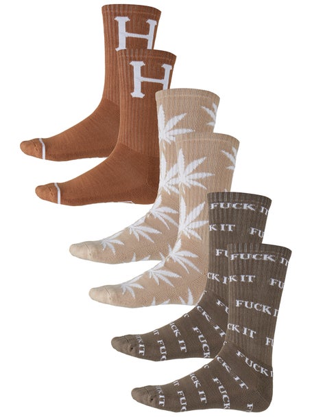 HUF Variety Crew Socks 3pk