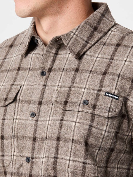 Independent Belmont L/S Flannel\Brown/Black