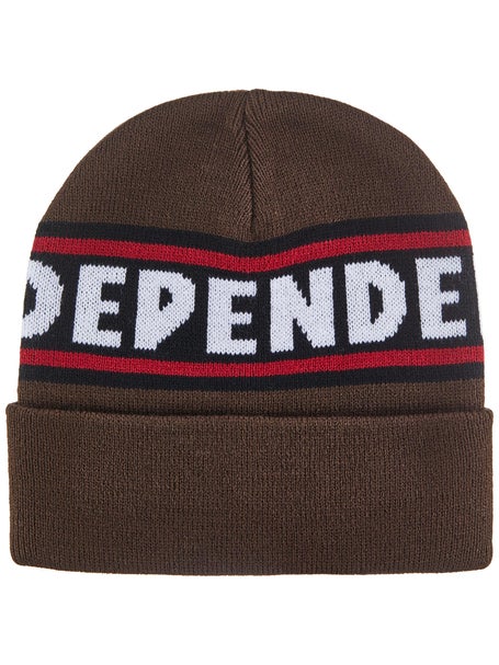 Independent Bar Logo Beanie\Chocolate
