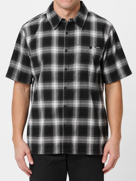 Independent Belmont S/S Flannel Shirt\Black/Smoke