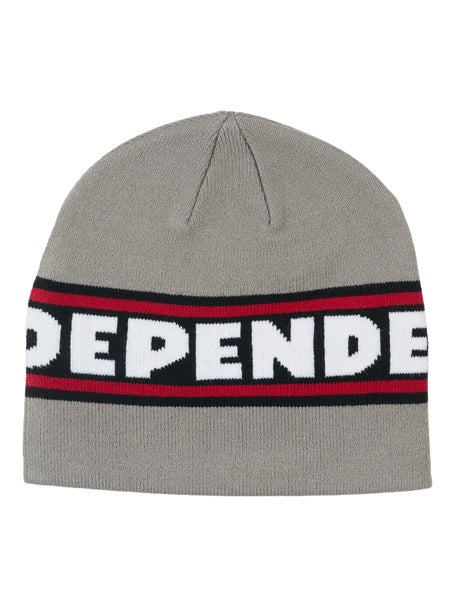 Independent Bar Logo Skull Cap Beanie\Grey