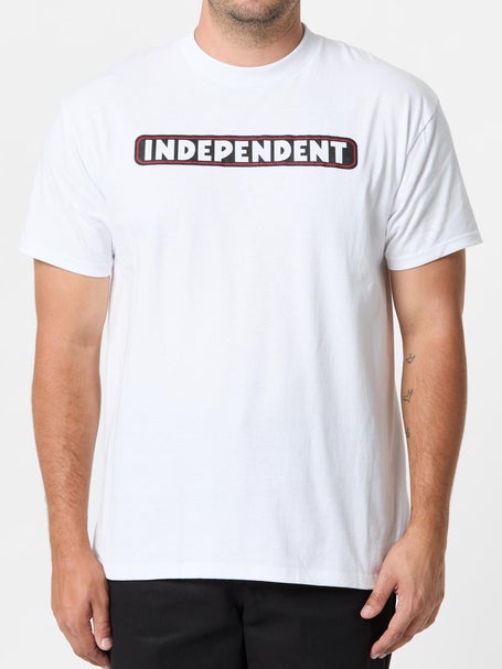 Independent Bar Logo T-Shirt\White