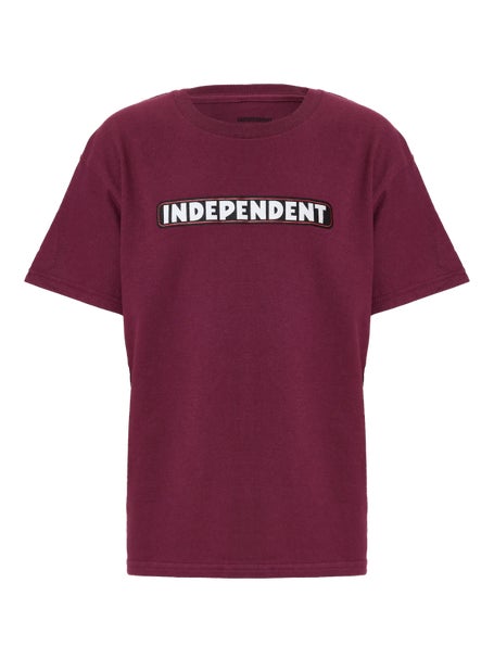Independent Bar Logo YOUTH T-Shirt\Maroon
