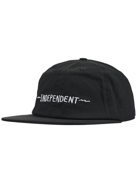 Independent Bratrud Notebook Snapback Hat\Black