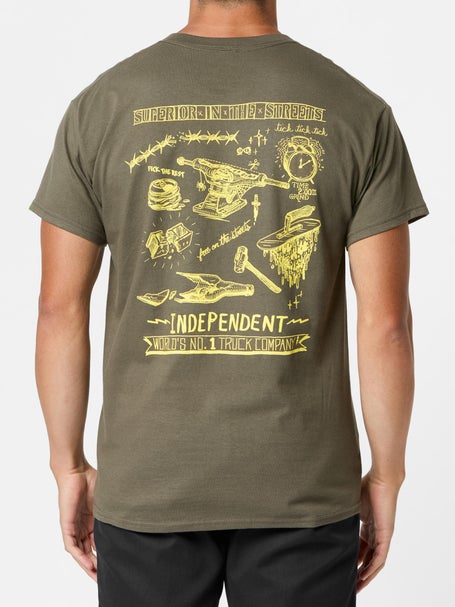 Independent Bratrud Notebook T-Shirt\Olive