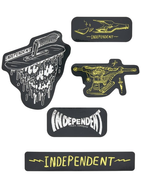 Independent Bratrud Notebook (5) Sticker Pack