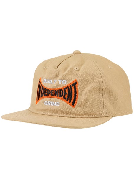 Independent Built To Grind Span Snapback Hat\Khaki