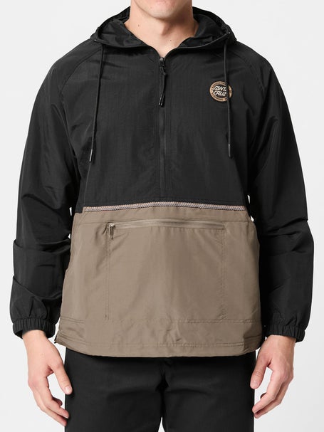 Santa Cruz Break Trail Anorak Jacket\Black/Brown