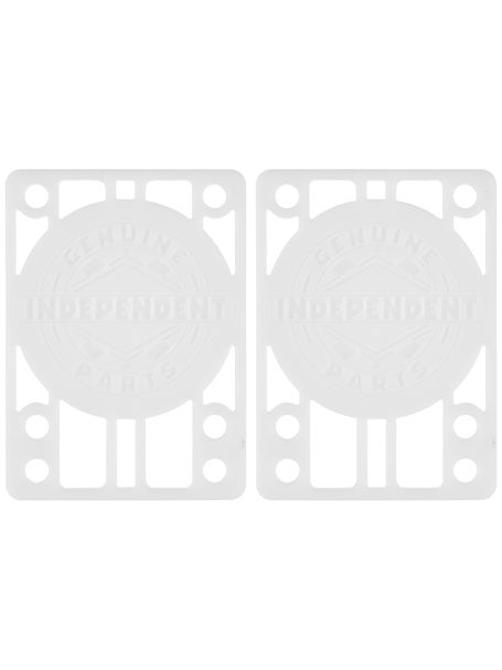 Independent Riser Pads 1/8\ hite
