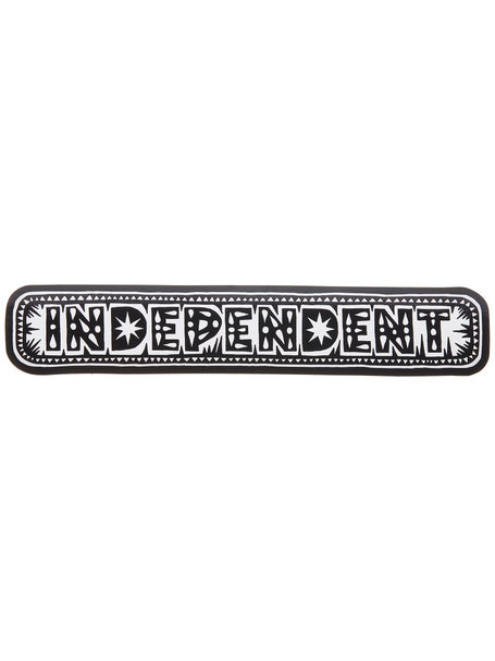 Independent Husky Bar 8 x 1 Sticker Blk/Wht
