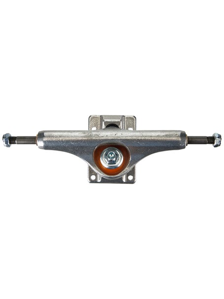 Independent Silver Polished 144 Mid Trucks Set - Skateboard