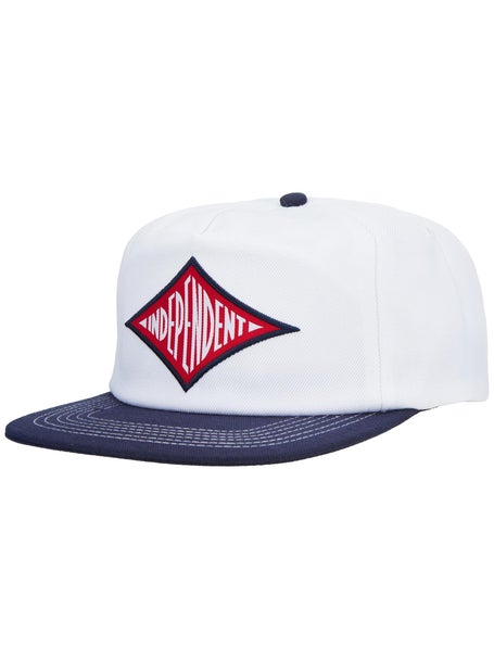 Independent RTB Pilot Snapback Hat\White