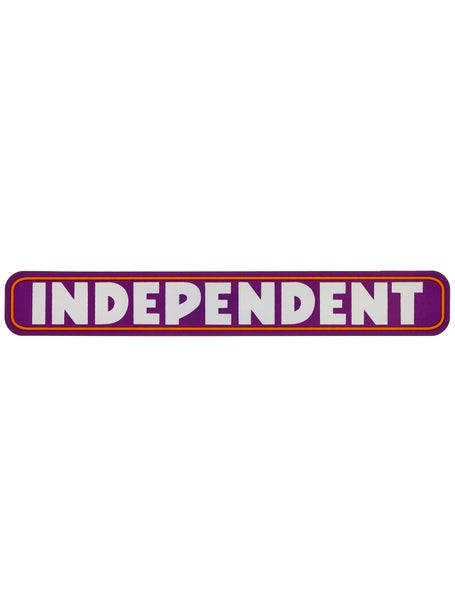 Independent Bar Logo 6 Sticker\ urple