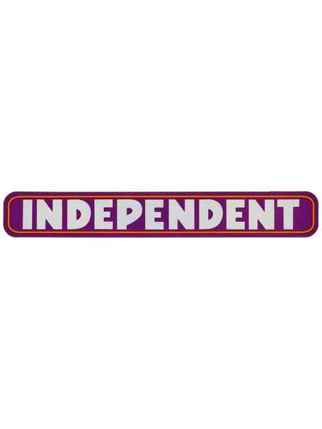 Independent Bar Logo 6 Sticker\ urple