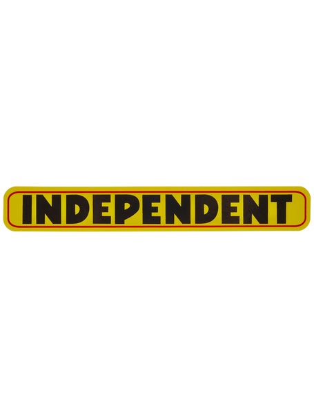 Independent Bar Logo 6 Sticker\ ellow