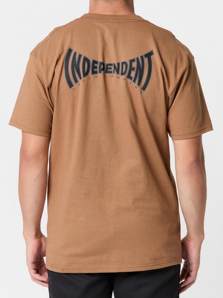 Independent Spanning Chest T-Shirt\Brown Sugar