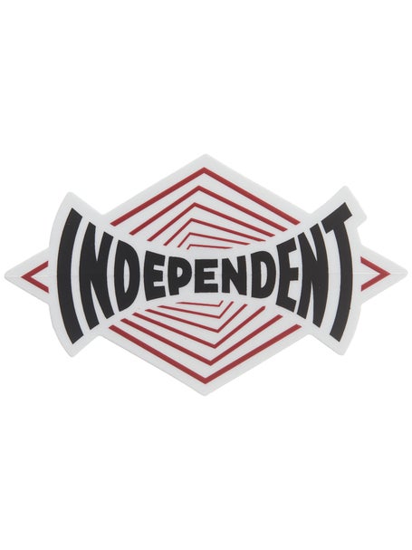 Independent Vertigo Span Sticker Red