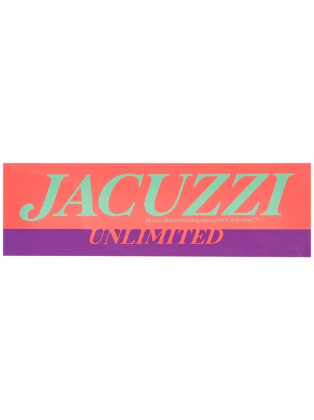 Jacuzzi Unlimited Flavor Logo Sticker