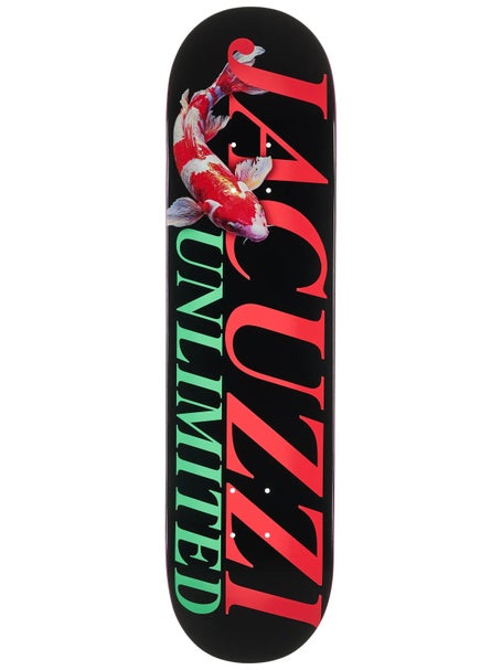 Jacuzzi Unlimited Koi Logo Black Deck 8.0 x 31.6