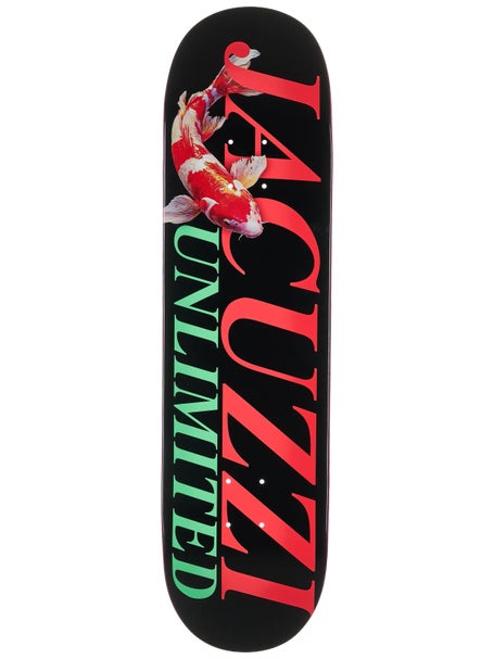 Jacuzzi Unlimited Koi Logo Black Deck 8.25 x 32