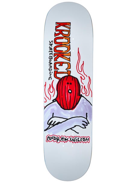 Krooked Wilson Fire Mask Deck 8.75 x 32.62