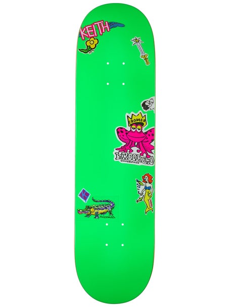 Krooked Cromer Neon Sticker Deck 8.25 x 32