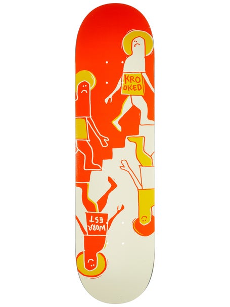 Krooked Worrest Up Down TWIN TAIL SLICK Deck 8.3 x 31.9