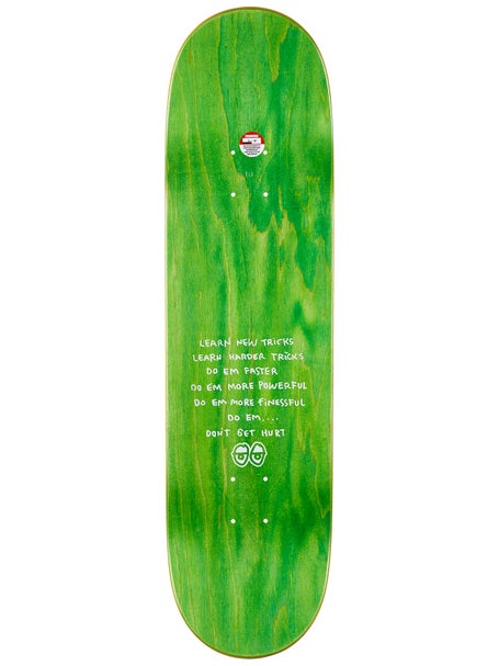 Krooked Eyes Blue Glitter Fleck Deck 8.5 x 31.85