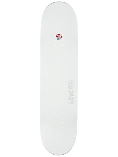 Krooked Eyes White Deck 8.06 x 31.8