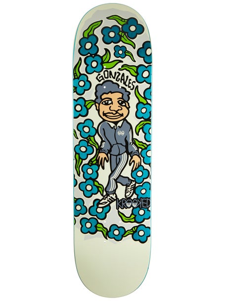 Krooked Gonz Sweatpants Blue Deck 8.5 x 31.85