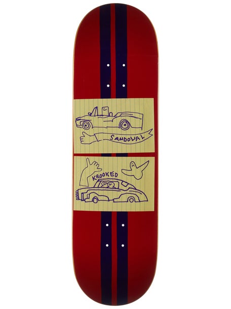 Krooked Sandoval Racecar Deck 9.02 x 32.2