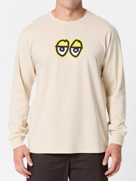 Krooked Eyes LG Longsleeve T-Shirt\Sand